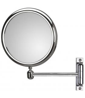 FCS Bathroom Specchio Ingranditore da Parete 5x/8x con Luce con Ventosa Girevole a 360° Specchio da Trucco Portatile Specchio da Doccia Bianco Size : 5X 