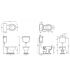 Simas La28 Lante Toilet Cistern Backpack