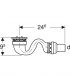 Piletta sifone doccia per Geberit Sestra 500.018.00.1