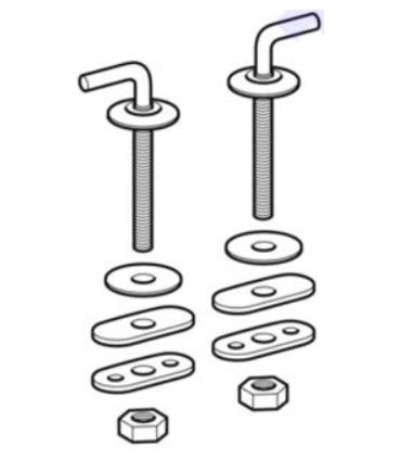 Geberit Colibri'Metal Hinge Kit