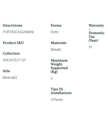 Cosmic Architect S+ porta salviette 31,5