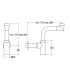Lineabeta 53921 Space-saving siphon