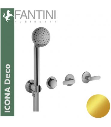 External part for bathtub mixer, Fantini Icona Deco with hand shower