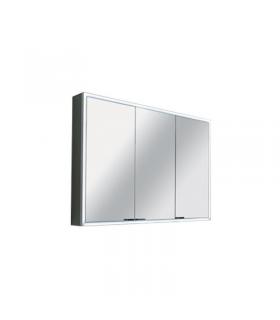 INDA specchio contenitore 160x84 cm a 3 ante con illuminazione led art