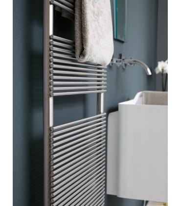 Scaldasalviette ad acqua Tubes Ixsteel inox spazzolato