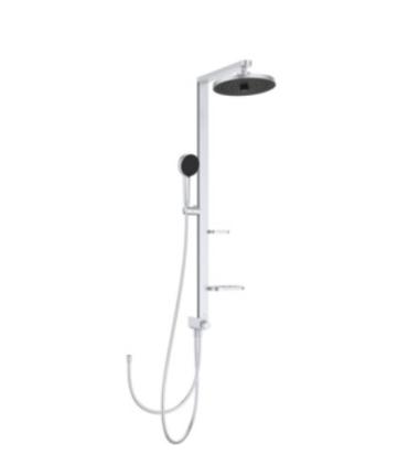 Colonne de douche complète avec inverseur Ideal Standard Alu+ Bd585 pour rénovation