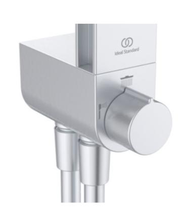Colonne de douche complète avec inverseur Ideal Standard Alu+ Bd585 pour rénovation