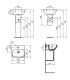 Lave-mains Ideal Standard I.Life A Cm.40X36 monotrou