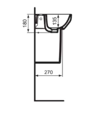 Ideal Standard I.Life A Colonna Per Lavamani T4520