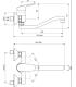 Ideal Standard Ceraflex B5128 miscelatore lavello Muro