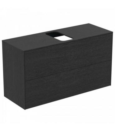 Mobile slim impiallacciato 2 cassetti per lavabo Ideal Standard Conca