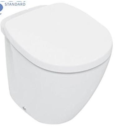 Ideal Standard Connect E8080 Floor-flush toilet with seat