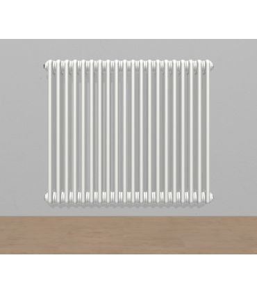 Radiatore Irsap Tesi 3 colonne bianco H 68,5 cm per sostituzione radiatori in ghisa
