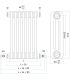 RADIAT.TESI 765/3 EL.40 BLANC