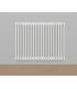 Radiatore Irsap Tesi int.alluminio 4 colonne bianco H 56,5 cm