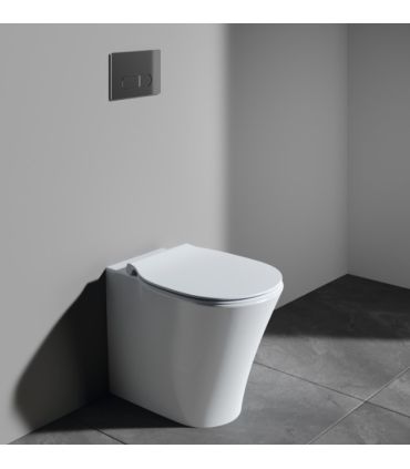 Wc a pavimento BTW Ideal Standard Connect Air con Aquablade E0049