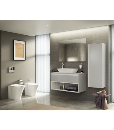 Wc a pavimento BTW Ideal Standard Connect Air con Aquablade E0049