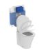 Wc a pavimento BTW Ideal Standard Connect Air con Aquablade E0049