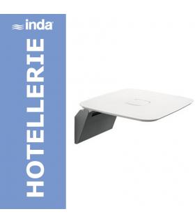 Folding shower seat for shower, Inda, collection Hotellerie