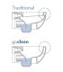 Wall hung WC Go clean Flaminia Link 5064G