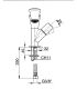 Miscelatore bidet Ceramica Flaminia Fold FL4070