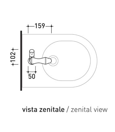 Miscelatore bidet Ceramica Flaminia Fold FL4070