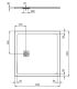 copy of Ideal Standard Ultraflat S rectangular shower tray