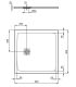 copy of Ideal Standard Ultraflat S rectangular shower tray
