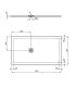 Piatto doccia Ideal Standard Ultra Flat S+ rettangolare con scarico lato corto
