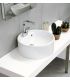 Lavabo da appoggio con piano rubinetteria Flaminia Twin TW42A
