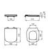 Sedile slim I.Life S con cerniere in metallo Ideal Standard
