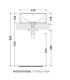 Lavabo da appoggio con piano rubinetteria Flaminia Twin TW42A