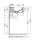 Lavabo da appoggio con piano rubinetteria Flaminia Twin TW42A