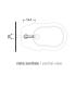 Mélangeur bidet monotrou Flaminia Evergreen EG223
