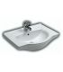 Wall mounted washbasin 56 cm single hole collection Sophie