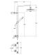 Colonna doccia termostatica Cristina rubinetterie CRITE458