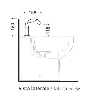 Miscelatore bidet Ceramica Flaminia Fold FL4070