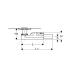Siphon for shower floor mounted, Geberit