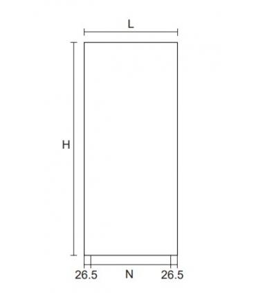 Radiatore verticale Zehnder Arteplano versione alettata