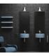 Lavabo da appoggio con piano rubinetteria Flaminia Twin TW42A