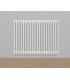 Radiatore Irsap Tesi int.alluminio 4 colonne bianco H 56,5 cm