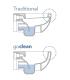Wc Sospeso compatto Flaminia serie Mini Link art.5064G con sistema GoClean