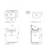 Lavabo da appoggio Ceramica Flaminia Flag FG50A