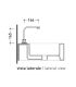Robinet pour lavabo 3 trous Ceramica Flaminia art. Un 113056 / F