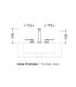 Robinet pour lavabo 3 trous Ceramica Flaminia art. Un 113056 / F