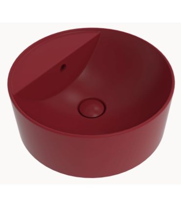 Lavabo da appoggio con piano rubinetteria Flaminia Twin TW42A