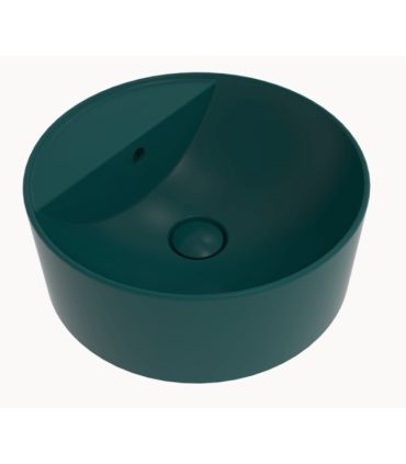 Lavabo da appoggio con piano rubinetteria Flaminia Twin TW42A