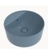 Countertop washbasin with Flaminia Twin tap ledge