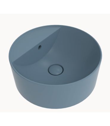 Lavabo da appoggio con piano rubinetteria Flaminia Twin TW42A