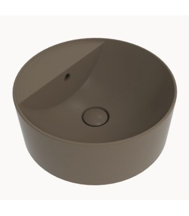 Lavabo da appoggio con piano rubinetteria Flaminia Twin TW42A